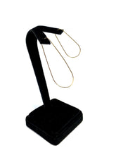 Gorgeous Teardrop Beading Hoops,14K gold filled(14KGF) 17MM X 40MM, 23MM X 60MM