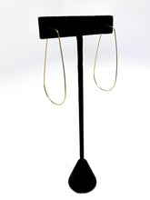 Gorgeous Teardrop Beading Hoops,14K gold filled(14KGF) 17MM X 40MM, 23MM X 60MM