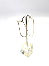 Gorgeous Teardrop Beading Hoops,14K gold filled(14KGF) 17MM X 40MM, 23MM X 60MM