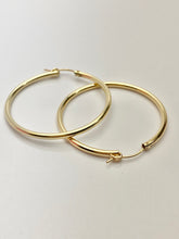 Hoop flex earrings, large size, 14k gold filled, 14k GF