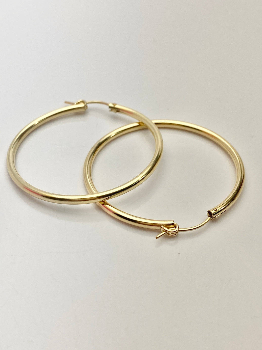 Hoop flex earrings, large size, 14k gold filled, 14k GF