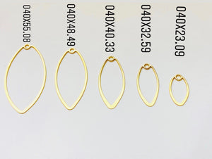 Gold Filled Tear Drop Finding