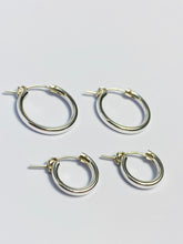 Sterling Silver Filled Hoop Earrings, 0/90 C 000 SS