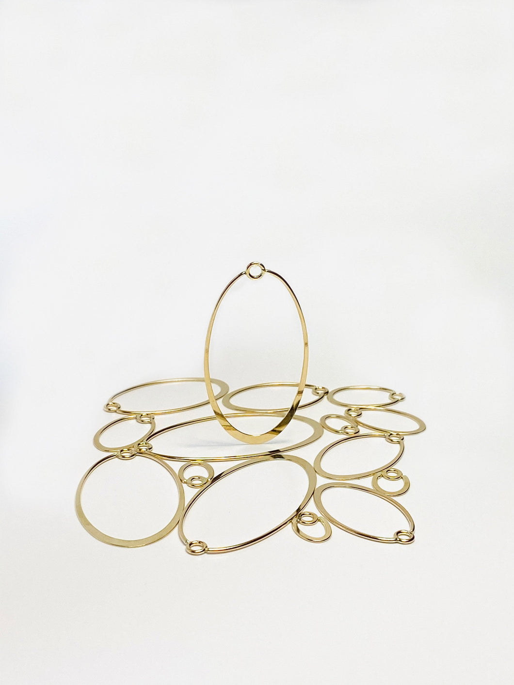 Gold Filled Petal / Oval Shaped Finding, 14k gold fill, gold filled, SKU# 040-Ov-5 CRF JR Top