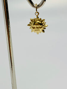 Small Gold Filled Sun findings    SKU: 1865-C     14KGF
