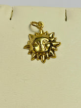 Small Gold Filled Sun findings    SKU: 1865-C     14KGF