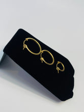 Stylish And Smooth Clasp Hoop (14KGF) Earrings