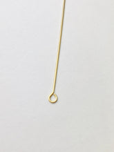 Eye Pins, 0.25''x3''  14k gold filled eye pins  325C-3.00 (14KGF)  Eye pin 0.25”X3”  24 gauge wire, 14k GF