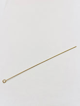 Eye Pins, 0.25''x3''  14k gold filled eye pins  325C-3.00 (14KGF)  Eye pin 0.25”X3”  24 gauge wire, 14k GF