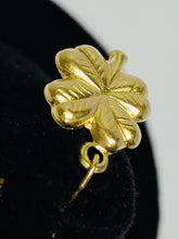 Glimmering 14k Gold Filled 4 Leaf Clover Findings sku #714-C