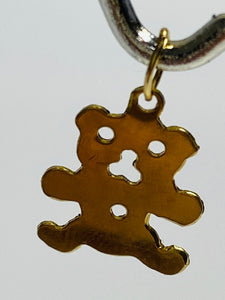 Adorable Little 14K Gold filled Teddy Bear Charms/Findings 11mm-13mm, sku #504