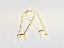 Stunning flat ear wire ( 14KGF ) , 14K Gold filled , sku #756-32