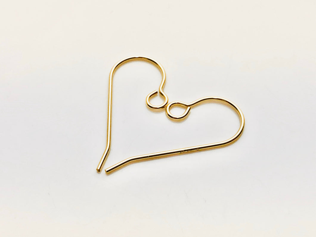 14KGF ear wire with large loop , 14K gold filled sku# 438-2C(027)