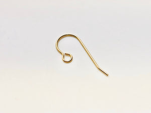 14KGF ear wire with large loop , 14K gold filled sku# 438-2C(027)