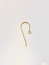 Beautiful 14KGF ear wire with loop , 14K gold filled , sku#438C(029)