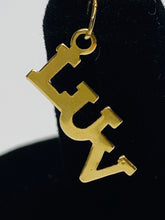 Cute (14KGF) 14k Gold Filled LUV Findings/Charms 6.7mm X 16mm sku #540-C