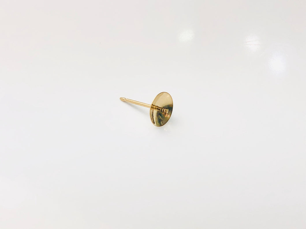 Beautiful 14KGF earring post , POST, 14K gold filled , sku#935C-38D7PGC