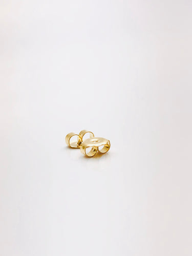 14KGF Ear clutch scallop , ear backing , 14K gold filled , Sku #50-3C
