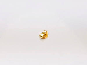 14KGF Ear clutch scallop , ear backing , 14K gold filled , Sku #50-3C