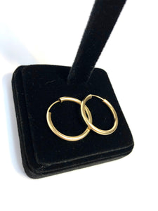 Flawless Endless Hoop Earrings (14KGF) 090 ENDLESS 1