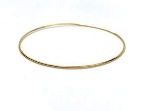 14KGF round bangle , 14K gold filled , Sku #MD BRC round