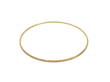 Beautiful 14KGF textured bangle , 14K gold filled wire , Sku # 040 MD BRC TXT