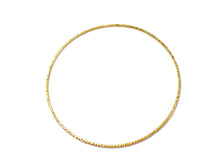 Beautiful 14KGF textured bangle , 14K gold filled wire , Sku # 040 MD BRC TXT