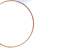 Beautiful 14KGF textured bangle , 14K gold filled wire , Sku # 040 MD BRC TXT