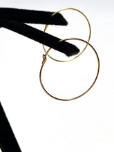 Wire Beading Hoop Earrings