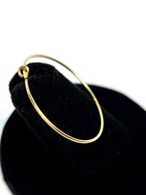 Wire Beading Hoop Earrings