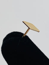 Bold Diamond Shaped Stud Earrings (14KGF) 0.49mm X 7.43mm sku# 5.020-4