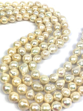 Radiant 10mm-12mm White Edison Pearl Strands, 100% Natural Color, Edison Pearls, Pearl Strands