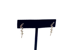 Beautiful silver lightening strike earring, Sku # SE19