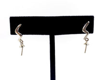 Beautiful silver lightening strike earring, Sku # SE19