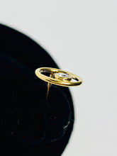 Sleek and Fashionable Round Wire Post with gemstones (14KGF)14k Gold Filled Earrings sku #400C10BPM4