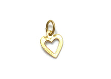 Beautiful 14KGF cut out heart charm , 14K gold filled , Sku # GF / CR6 / HT1