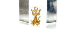 14KGF cat charm , 14K gold filled , Sku # 518
