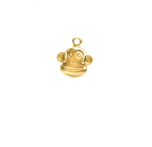 14KGF monkey charm , 14K gold filled , Sku #2344