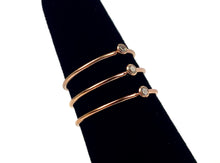 Glamorous 14KRGF 2mm White Stacking Ring, 14K Rose Gold Fill, 14K Rose Gold Filled, Stackable Ring