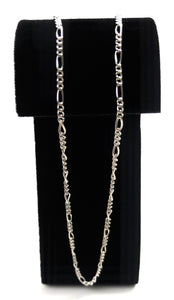 18” Sterling Silver 925 Figaro Chain , SKU #S2031CLC-18”