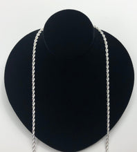 Sparkling “20 925 Sterling Silver 2.5mm Rope Chain . SKU # S2.5FRLC