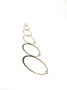 Gold Filled Petal / Oval Shaped Finding, 14k gold fill, gold filled, SKU# 040-Ov-5 CRF JR Top