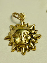 Small Gold Filled Sun findings    SKU: 1865-C     14KGF