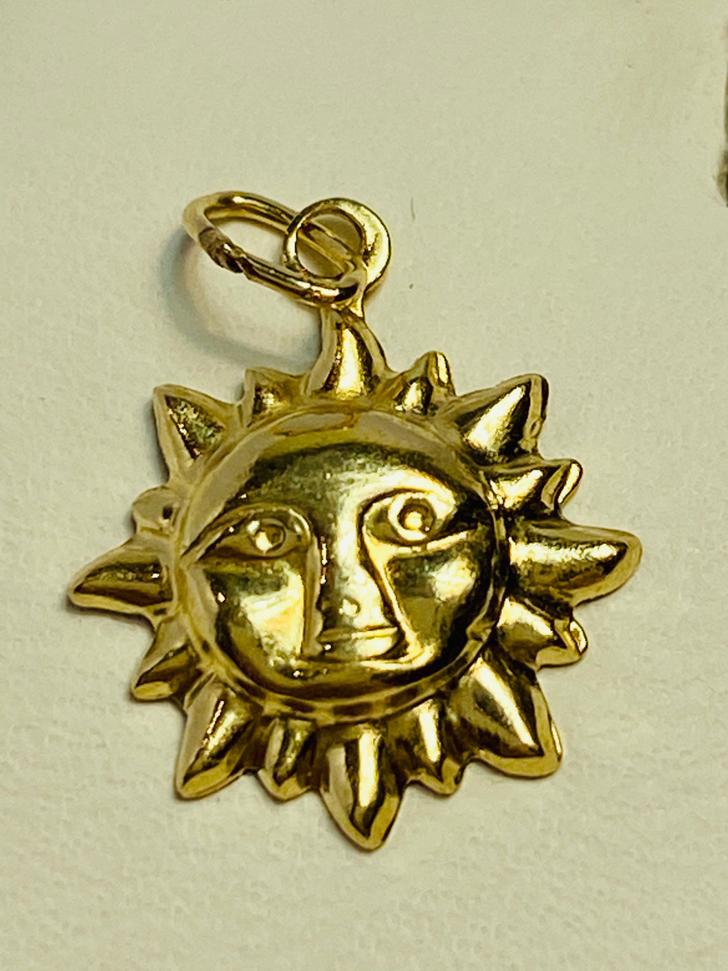 Small Gold Filled Sun findings    SKU: 1865-C     14KGF