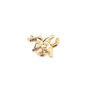 Beautiful angel 14KGf charm , 14K gold fill charm , SKU# 1793-C