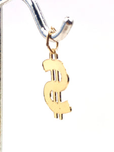 14KGF money sign charm , 14K gold fill , SKU#1885-C