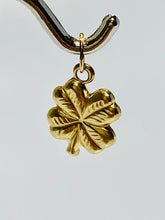 Glimmering 14k Gold Filled 4 Leaf Clover Findings sku #714-C