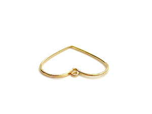 14k gold filled small heart , Sku#4500091999
