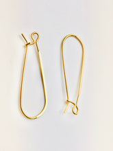 Stunning flat ear wire ( 14KGF ) , 14K Gold filled , sku #756-32