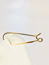 Stunning flat ear wire ( 14KGF ) , 14K Gold filled , sku #756-32